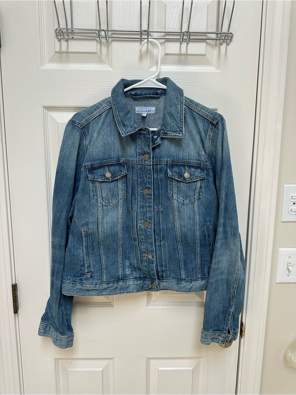 NWT Loft Women's Blue Denim Jacket